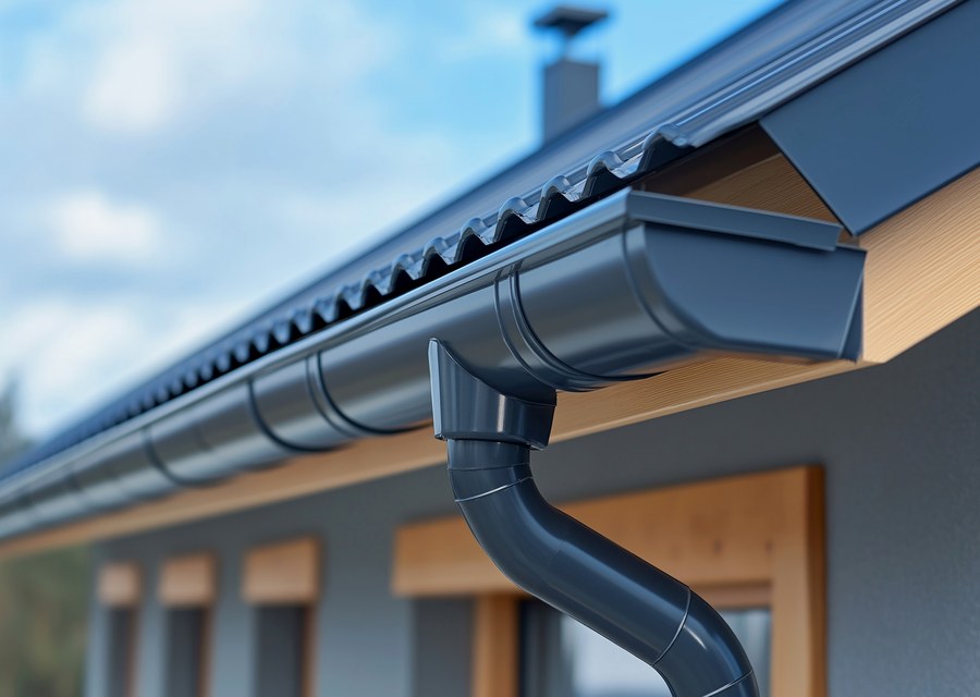 Seamless gutter and downspout work — Plattsburgh, NY
