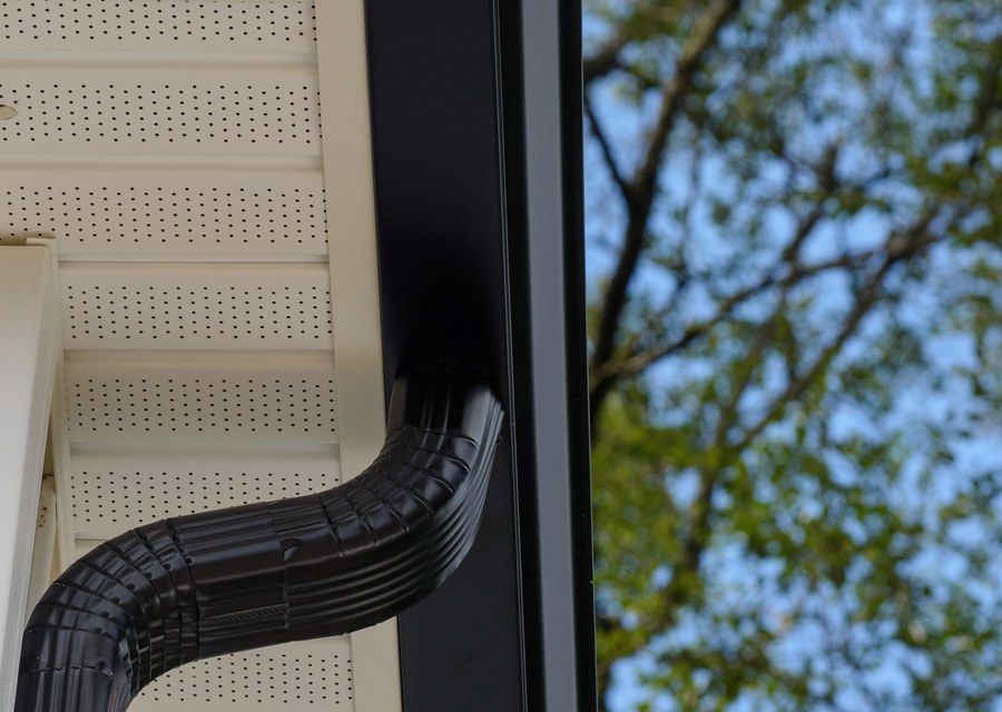 Gutter system detail — Parish, NY