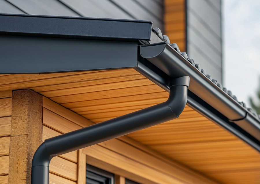 Seamless gutter and downspout work — Henniker, NH