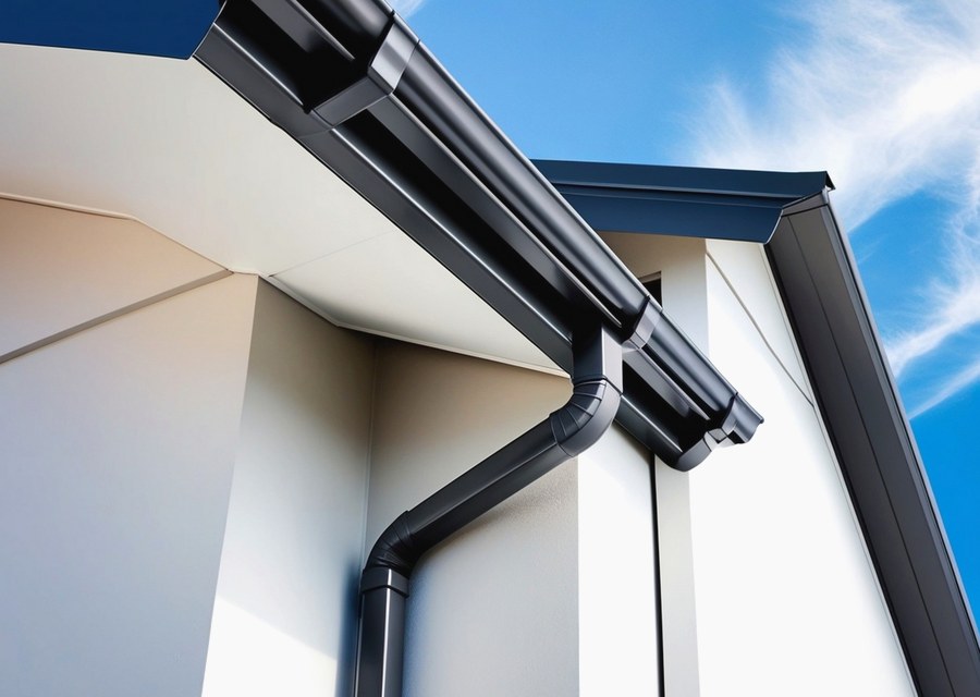 Gutter system detail — Henniker, NH