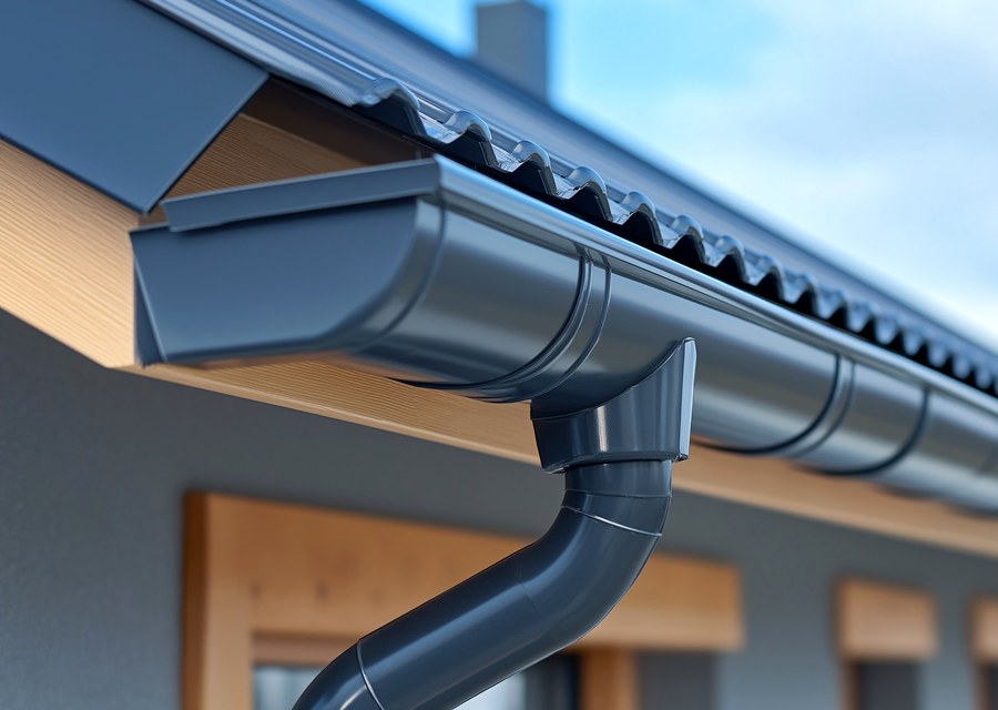 Gutter system detail — Clayton, NY