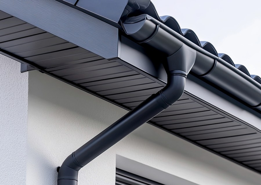 Gutter system detail — Fairfax, VT