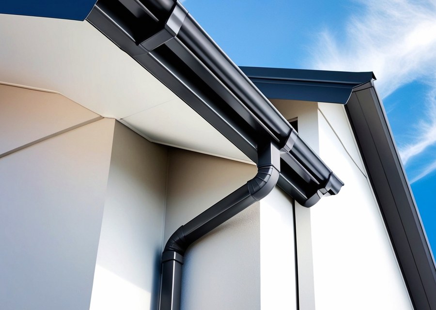 Gutter system detail — Cincinnatus, NY