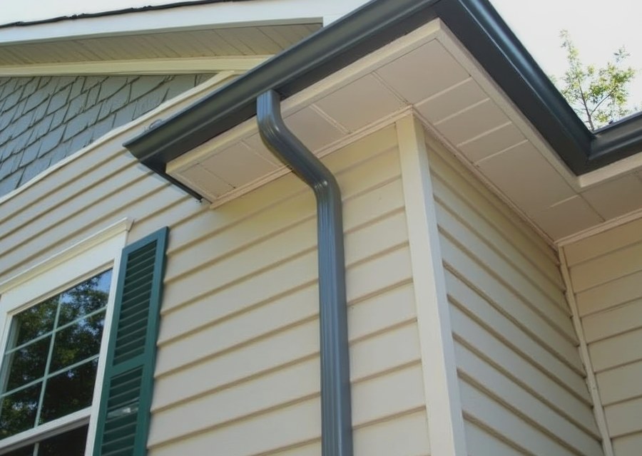 Gutter system detail — Porter, NY