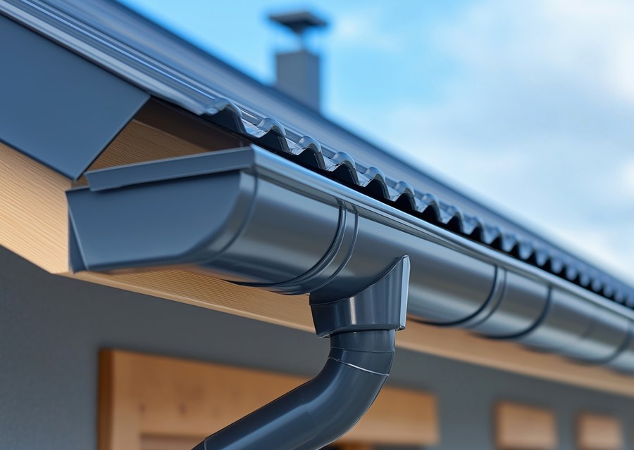 Gutter installation work — Essex, VT