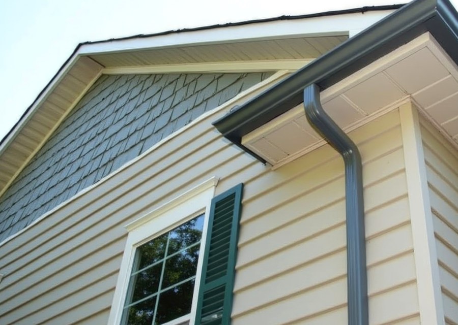 Gutter system detail — Canastota, NY