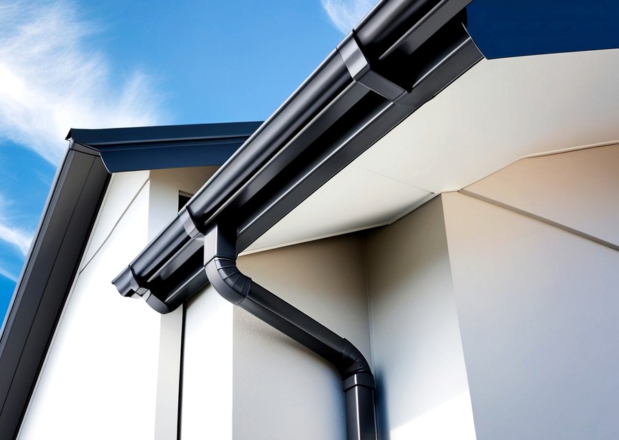 Gutter system detail — Castile, NY