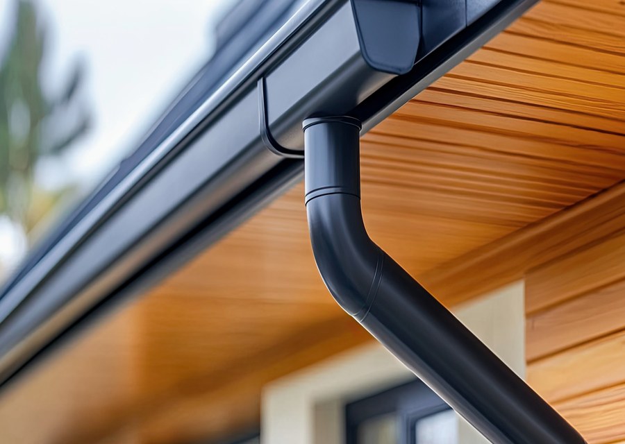 Gutter system detail — Chenango, NY
