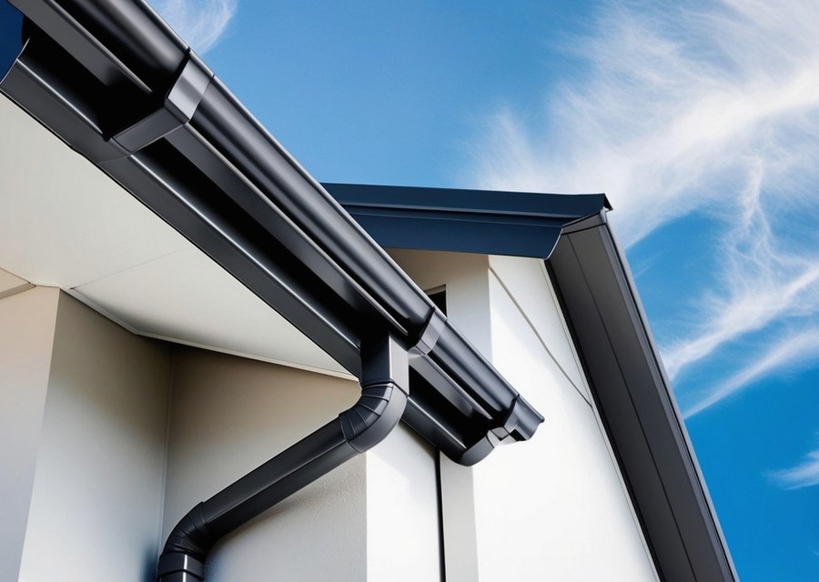 Seamless gutter and downspout work — Le Roy, NY