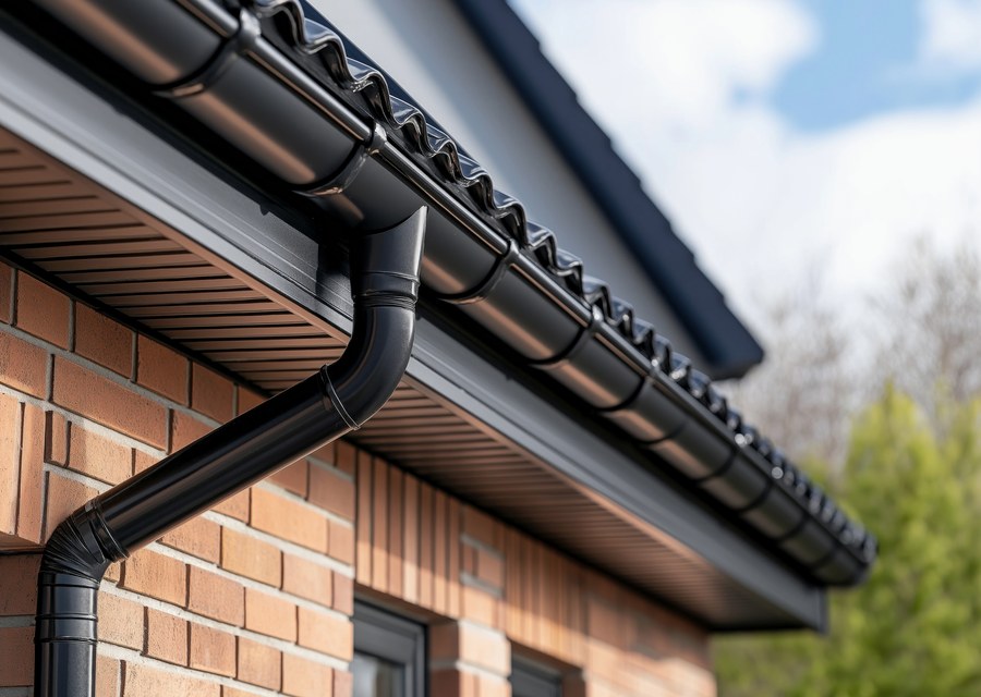 Gutter installation work — Hooksett, NH