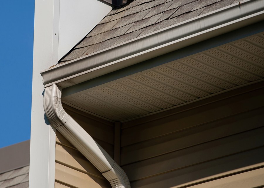 Gutter system detail — Hooksett, NH