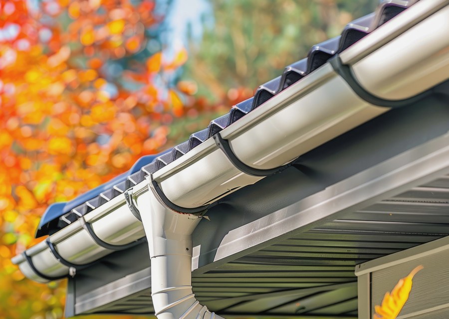 Seamless gutter and downspout work — Longmeadow, MA