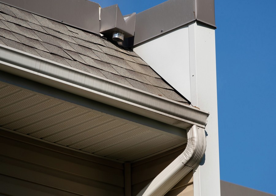 Gutter system detail — Nantucket, MA