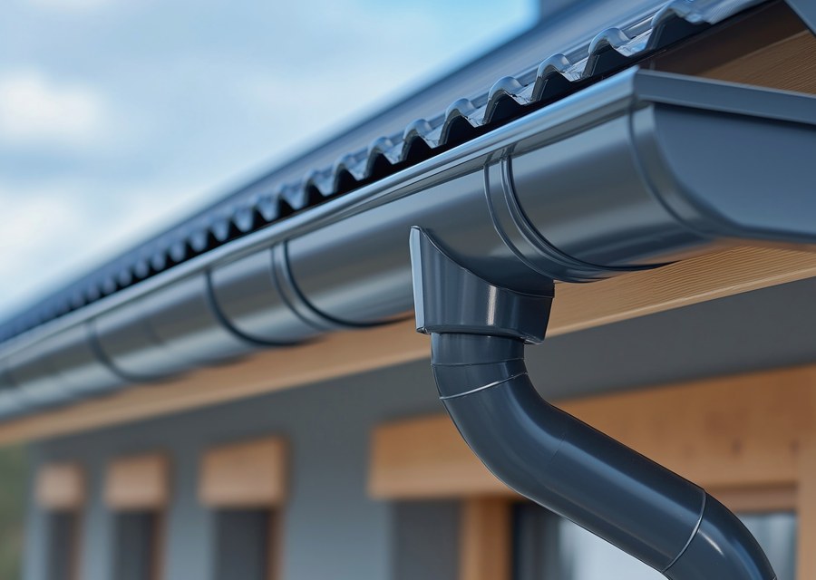 Gutter system detail — Charlestown, NH