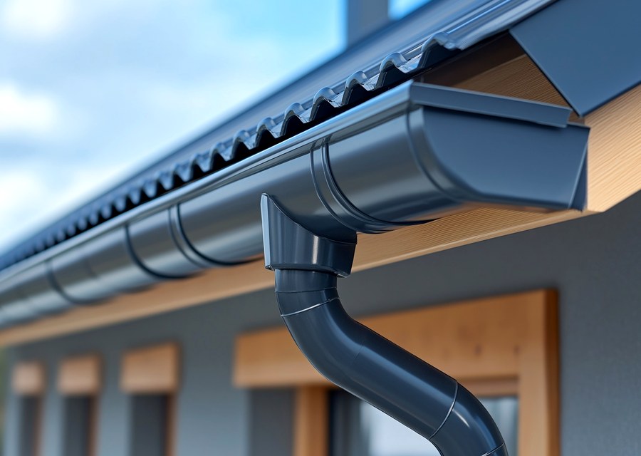 Seamless gutter and downspout work — Henrietta, NY