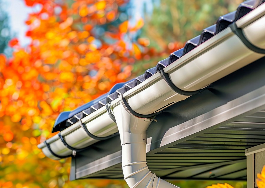Gutter system detail — Deposit, NY