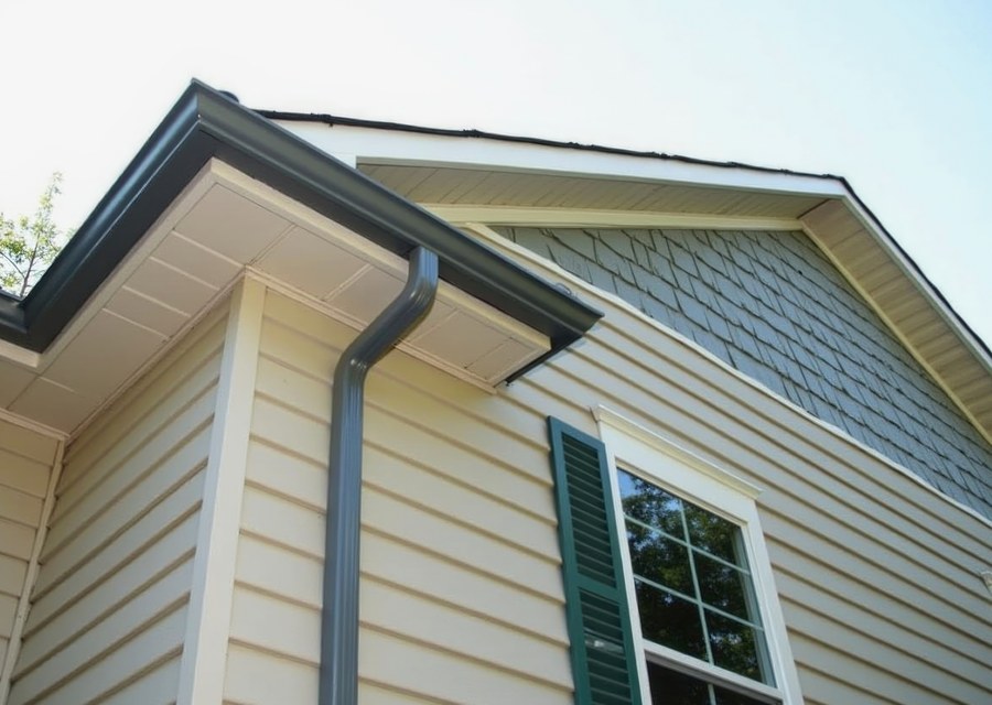 Seamless gutter and downspout work — Berlin, NH