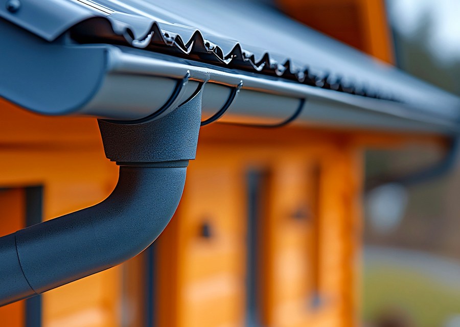 Gutter system detail — Candor, NY