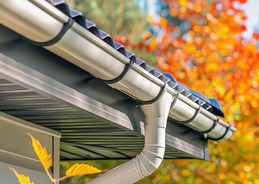 Gutter system detail — Berkshire, NY