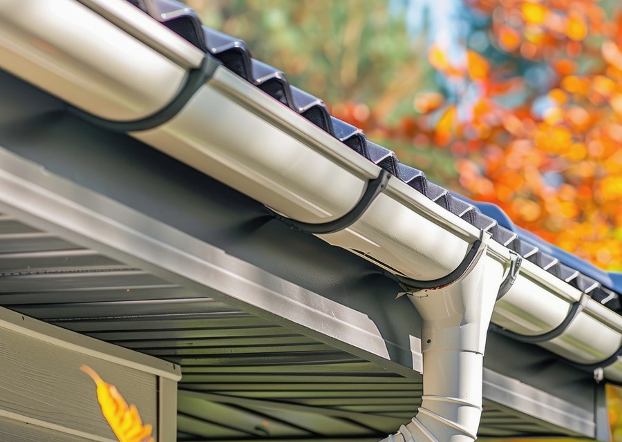 Gutter system detail — Maine, NY