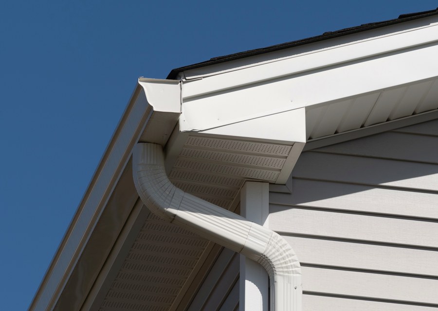 Gutter installation work — Conway, NH